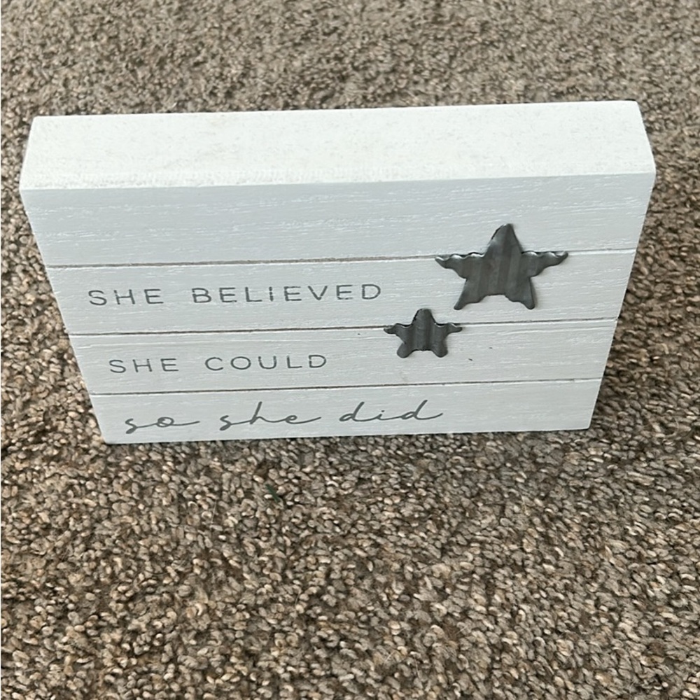 Wooden Sign